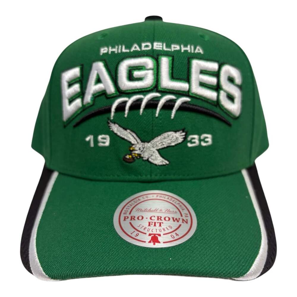 Mitchell & Ness Philadelphia Eagles NFL Game Day Pro Crown Snapback Hat